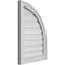 Ekena Millwork Quarter Round Top Right Surface Mount PVC Gable Vent w/ 2"W x 1-1/2"P Brickmould Frame, 18"W x 26"H GVPQR18X2602SF - alternate 5
